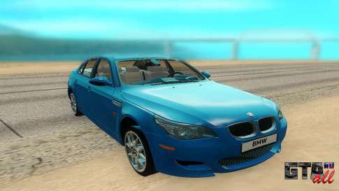 BMW M5 E60 для GTA San Andreas - вид спереди