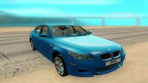 BMW M5 E60 для GTA San Andreas - вид спереди