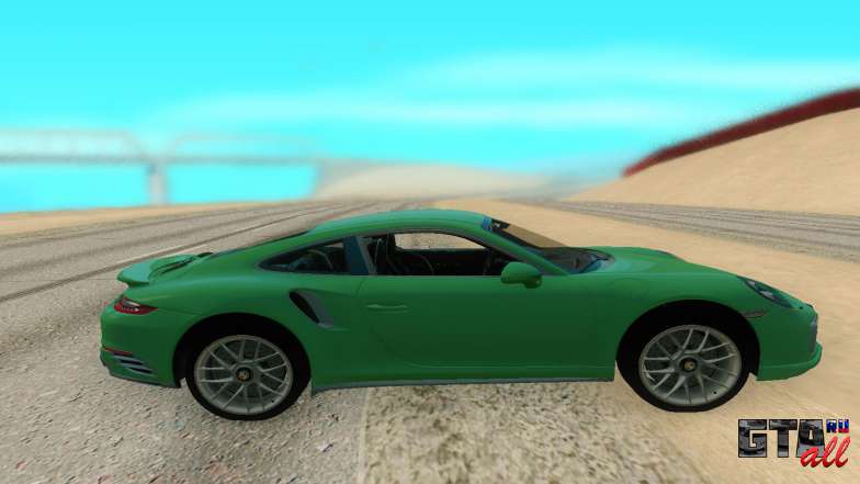 Porsche 911 Turbo для GTA San Andreas - вид сбоку