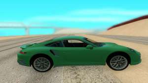 Porsche 911 Turbo для GTA San Andreas - вид сбоку