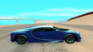 Bugatti Chiron для GTA San Andreas - вид сбоку