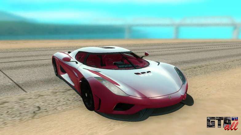 Koenigsegg Regera для GTA San Andreas - вид спереди