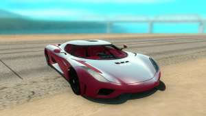 Koenigsegg Regera для GTA San Andreas - вид спереди