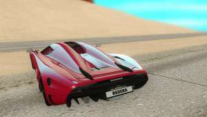 Koenigsegg Regera для GTA San Andreas - вид сзади