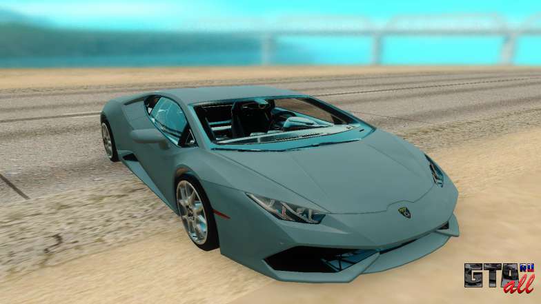 Lamborghini Huracan для GTA San Andreas - вид спереди