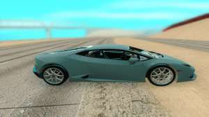 Lamborghini Huracan для GTA San Andreas - вид сбоку