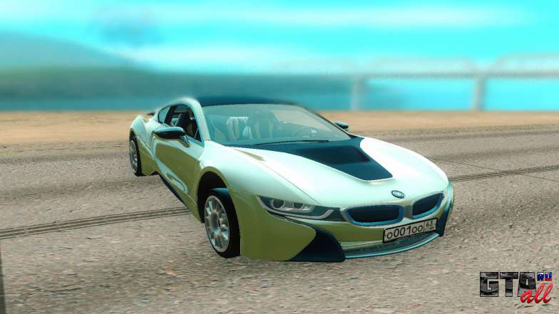 BMW i8 для GTA San Andreas - вид спереди