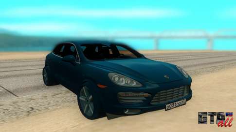 Porsche Cayenne для GTA San Andreas - вид спереди