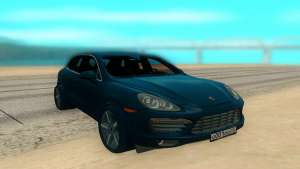 Porsche Cayenne для GTA San Andreas - вид спереди