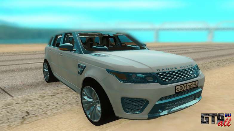 Land Rover Range Rover Sport для GTA San Andreas - вид спереди