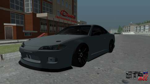 Nissan Silvia S15 Grunt v1.0 для GTA San Andreas - вид спереди