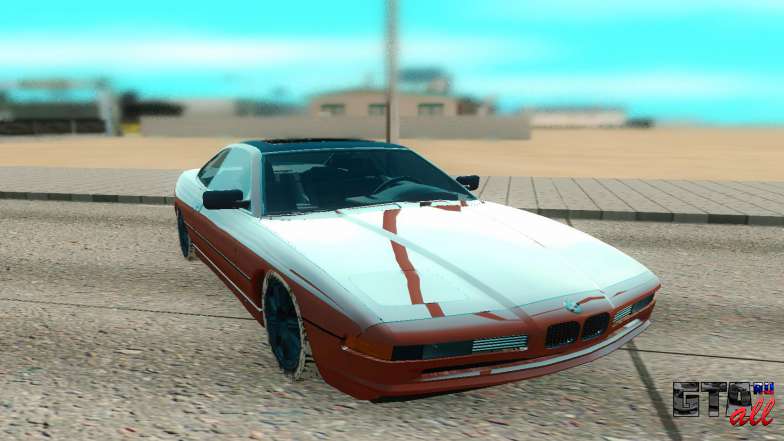 BMW 850CSi для GTA San Andreas - вид спереди