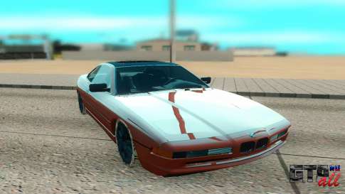 BMW 850CSi для GTA San Andreas - вид спереди