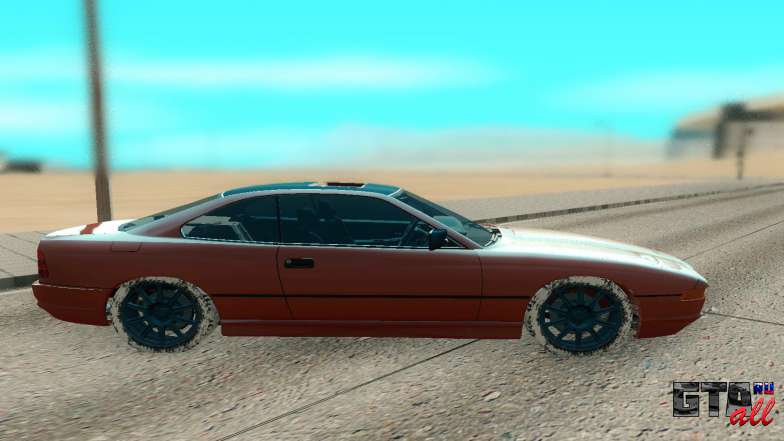 BMW 850CSi для GTA San Andreas - вид сбоку