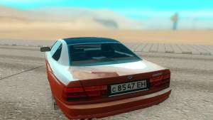 BMW 850CSi для GTA San Andreas - вид сзади