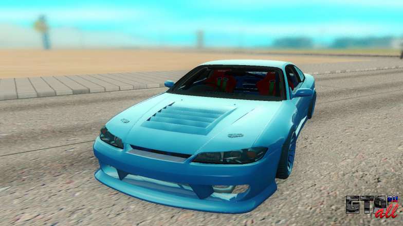 Nissan Silvia S15 для GTA San Andreas - вид спереди