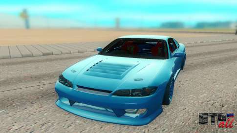 Nissan Silvia S15 для GTA San Andreas - вид спереди