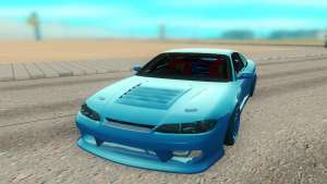 Nissan Silvia S15 для GTA San Andreas - вид спереди