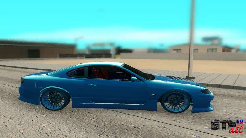 Nissan Silvia S15 для GTA San Andreas - вид сбоку