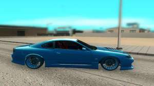 Nissan Silvia S15 для GTA San Andreas - вид сбоку