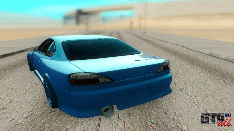 Nissan Silvia S15 для GTA San Andreas - вид сзади