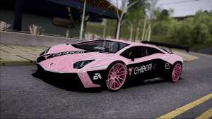 Lamborghini Aventador v1 для GTA San Andreas - вид спереди