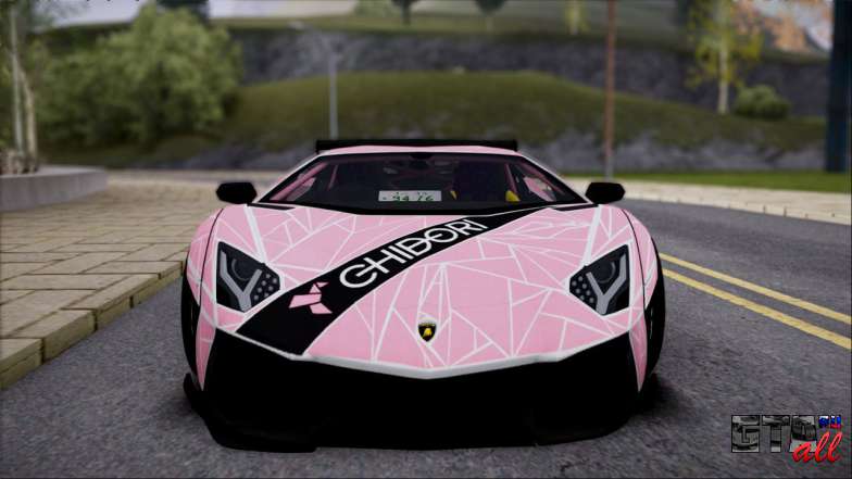 Lamborghini Aventador v1 для GTA San Andreas - экстерьер