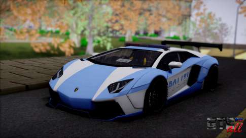 Lamborghini Aventador v2 для GTA San Andreas - вид спереди