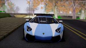 Lamborghini Aventador v2 для GTA San Andreas - экстерьер