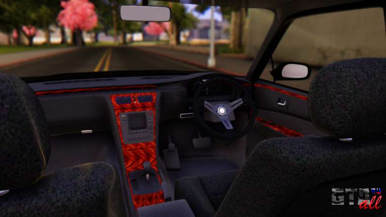 Nissan Cima Y33 для GTA San Andreas - вид изнутри