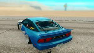 Nissan 240SX для GTA San Andreas - вид сзади