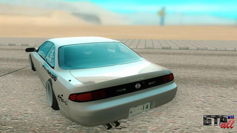 Nissan Silvia S14 Zenki для GTA San Andreas - вид сзади