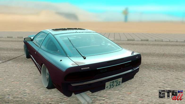 Nissan 240SX для GTA San Andreas - вид сзади