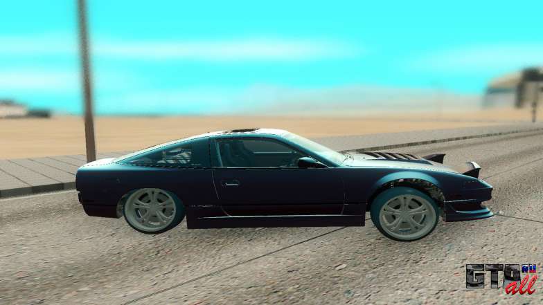 Nissan 240SX для GTA San Andreas - вид сбоку