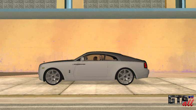 Rolls-Royce Wraith для GTA San Andreas - вид сбоку