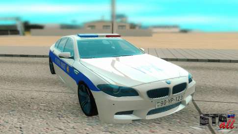 BMW M5 F10 для GTA San Andreas - вид спереди