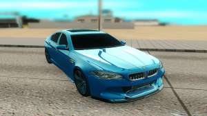 BMW M5 F90 для GTA San Andreas - вид спереди