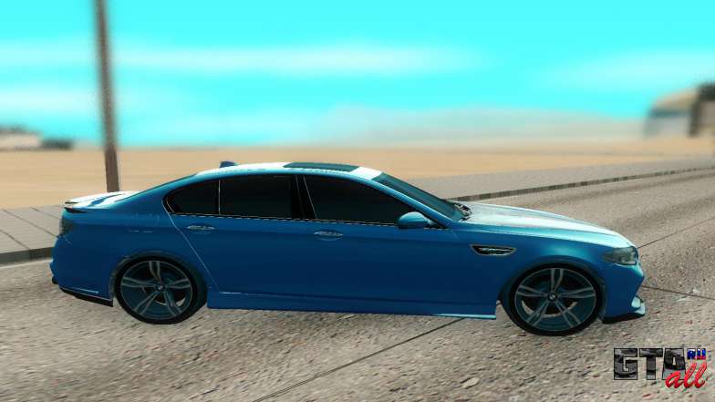 BMW M5 F90 для GTA San Andreas - вид сбоку