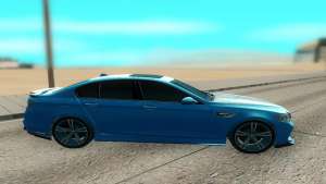 BMW M5 F90 для GTA San Andreas - вид сбоку