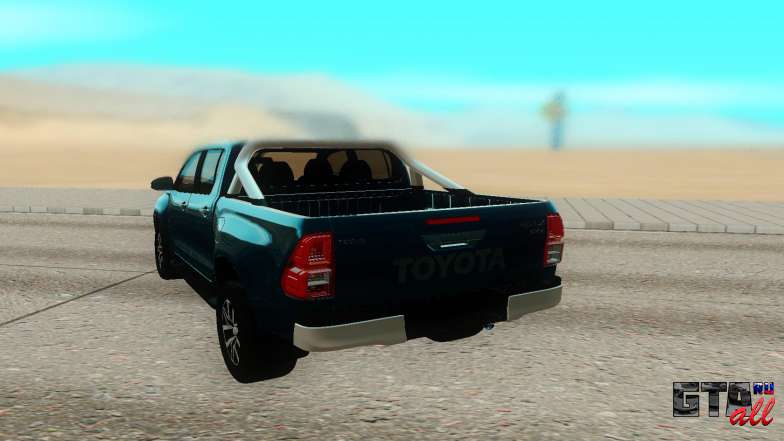 Toyota Hilux Sr5 2017 для GTA San Andreas - вид сзади