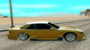 Nissan Silvia S13 для GTA San Andreas - вид сбоку