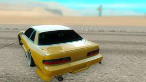 Nissan Silvia S13 для GTA San Andreas - вид сзади