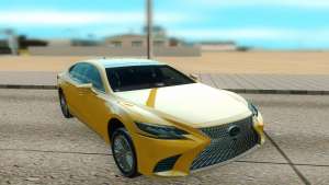 Lexus LS500 2018 для GTA San Andreas - вид спереди