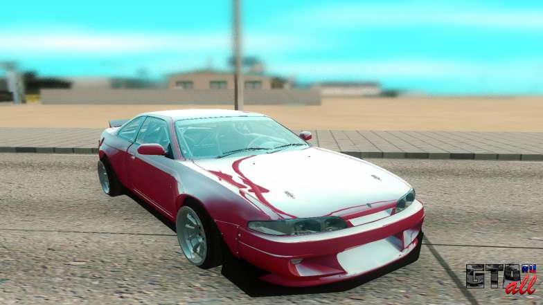 Nissan Silvia S14 для GTA San Andreas - вид спереди