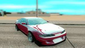 Nissan Silvia S14 для GTA San Andreas - вид спереди