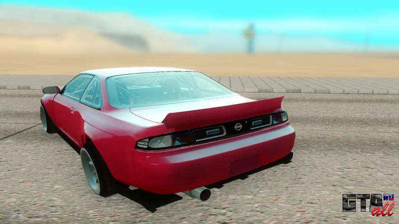 Nissan Silvia S14 для GTA San Andreas - вид сзади