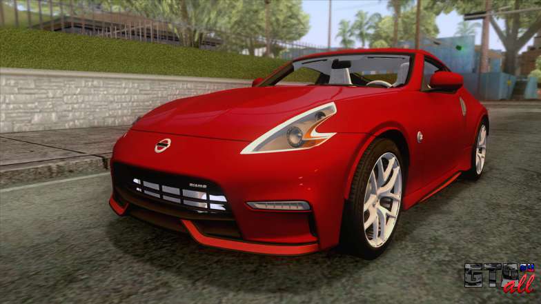 Nissan 370Z Nismo Z34 для GTA San Andreas - вид спереди