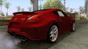 Nissan 370Z Nismo Z34 для GTA San Andreas - вид сзади