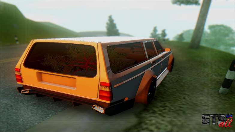 Volvo 945 для GTA San Andreas - вид сзади