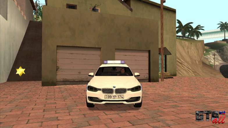 BMW 328i YPX для GTA San Andreas - вид спереди